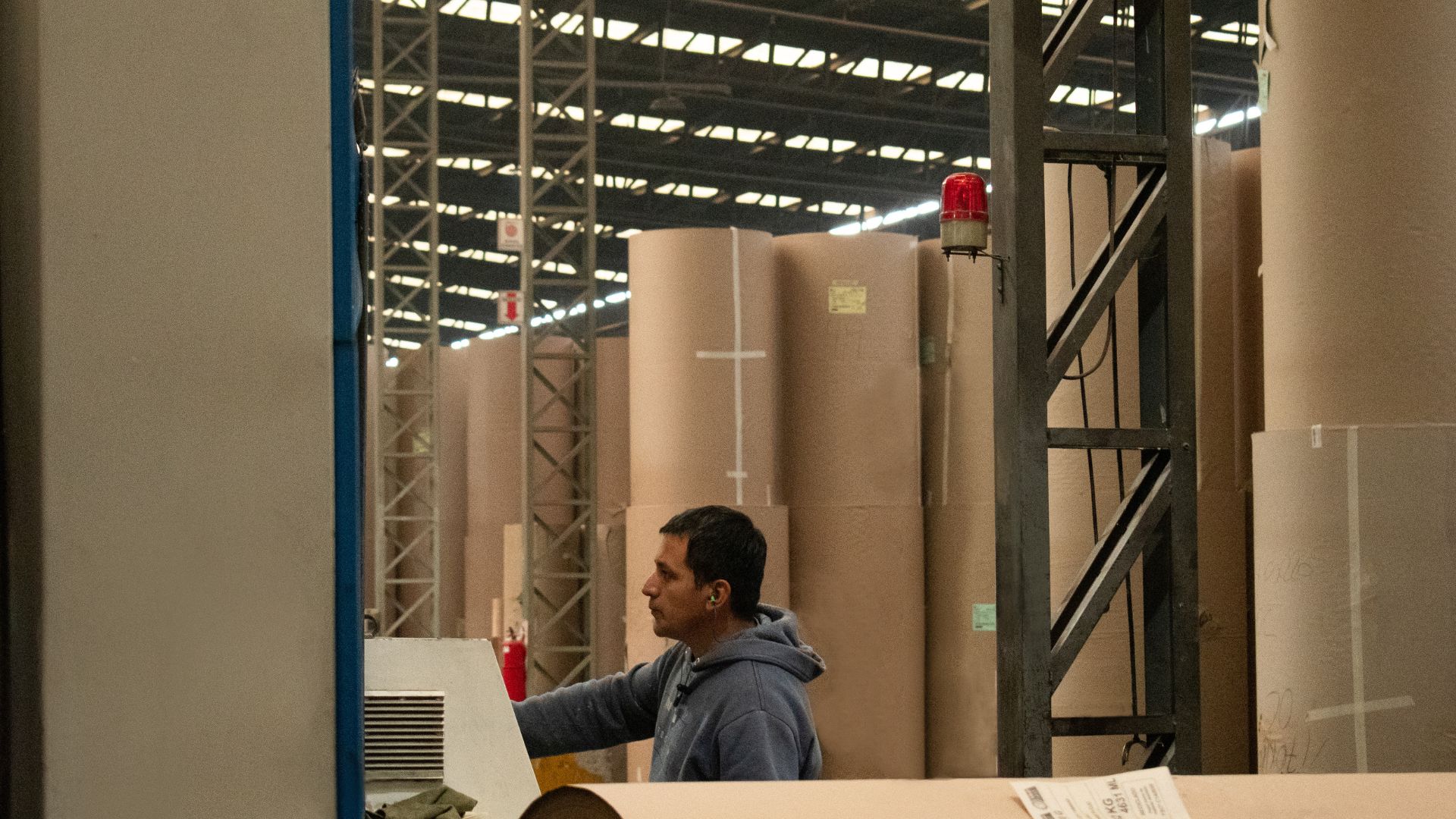 Línea de conversión en planta